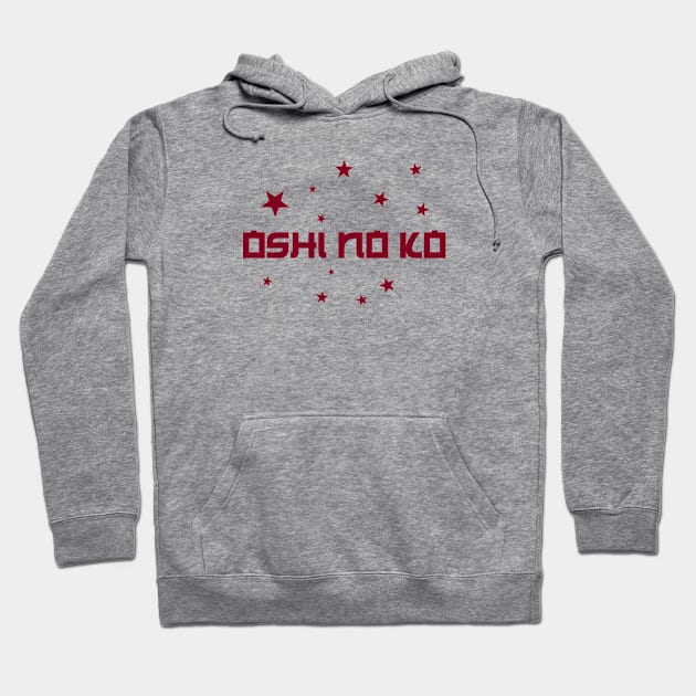 Oshi No Ko, burgundy Hoodie by Perezzzoso